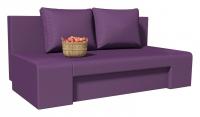 Диван прямой Сан Ремо  Делюкс 5 еврокнижка (рогожка, Фиолетовый) 200/89/87. Фото №1