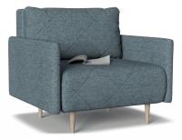 Кресло Mille Armchair 07 с подлокотниками не раскладное Серый рогожка фото Кресло Mille Armchair 07 с подлокотниками не раскладное Серый рогожка. Фото №1
