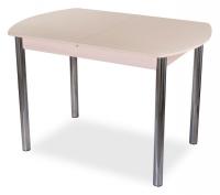 Стол со стеклом -  ,молочный дуб