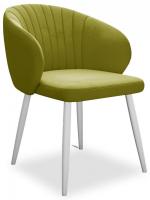 Стул DikLine 254 оранжевый Z280/белый