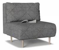 Кресло Mille Armchair 09 не раскладное Серый рогожка. Фото №1