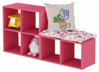 Стеллаж домик для игрушек Скандинавик Союзмультфильм pink 2. Фото №1