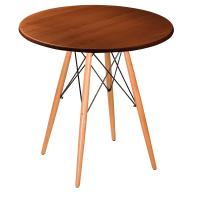 Стол Eames woodR nut 80 см. Фото №1