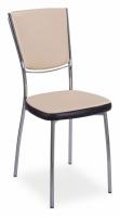 Стул кухонный  бежевый/венге, повышенной комфортности