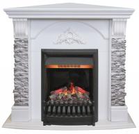 Электрокамин RealFlame Athena Corner GR с Oregan 3D. Фото №1
