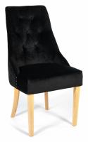 Стул Secret De Maison Prima (mod. C004-2) дерево береза, ткань: вельвет, 52х61х100см, черный  (поставляется по 2 шт). Фото №1