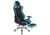 Стул Kano 1 light blue / black. Фото №1