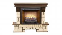 Электрокамин RealFlame Stone New 26 AO с Leeds 26 3D фото Электрокамин RealFlame Stone New 26 AO с Leeds 26 3D