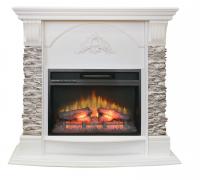 Электрокамин RealFlame Athena Corner GR  WT c Eridan 24 ( Угловой ). Фото №1