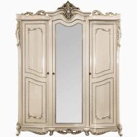 Шкаф 3-ств Джоконда крем глянец. Фото №1