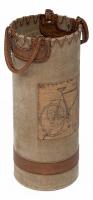 Подставка для зонтов Secret De Maison BICYCLE ( mod. M-12650 ) металл/кожа буйвола/ткань, 26*26*60, коричневый, ткань: винтаж. Фото №1