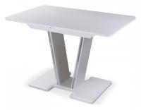 Столы со стеклом , белый, выбеленное закаленное стекло