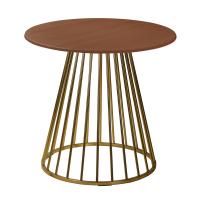 Стол Twister Matte Gold r80 nut. Фото №1