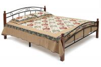 Кровать AT 8077 (металлический каркас) + металлическое основание (120см x 200см)