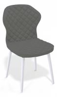 Стул Kenner 239 серый/белый