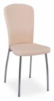 Стул кухонный  светло-бежеый с эффектом замши, повышенной комфортности