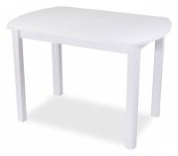 Стол со стеклом -  ,белый