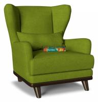 Кресло Оскар dream green Зеленый рогожка. Фото №1