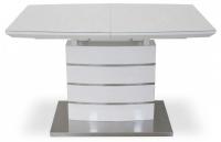 Стол обеденный DT-9123 белый/белый, хром. Фото №1