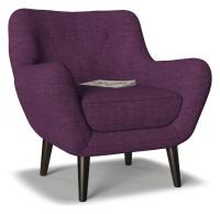 Кресло Элефант dream violet Фиолетовый рогожка