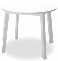 Стол обеденный DikLine Unis 16 белый/белый. Фото №1