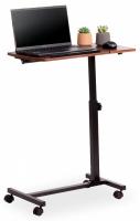 Подставка для ноутбука LT-01 металл, мдф, walnut (орех). Фото №1
