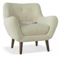 Кресло Элефант 2 КЛУБФОРС Коричневый велюр. Фото №1