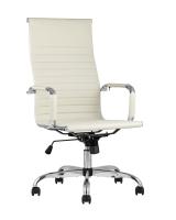Кресло руководителя TopChairs City бежевое. Фото №1