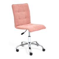 Кресло офисное TetChair Zero (флок, розовый)