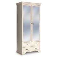 Шкаф распашной двухдверный с зеркалами Сиена. Фото №1