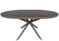 Стол обеденный ASTRA (120) MATT MOKKA/LATTE (сатин мокка/латте)