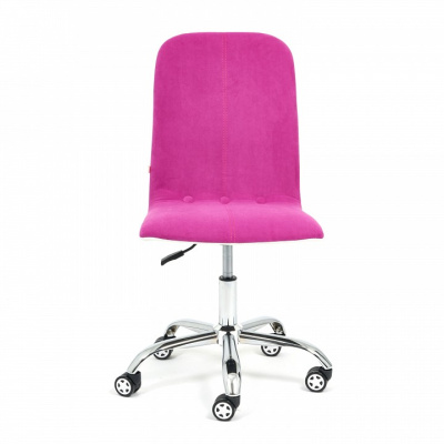 Кресло RIO флок/кож/зам , фиолетовый/белый, 138/36-01. Фото №2