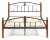 Кровать РУМБА (AT-203)/ RUMBA Wood slat base дерево гевея/металл, 140*200 см (Double bed), красный дуб/черный фото Кровать РУМБА (AT-203)/ RUMBA Wood slat base дерево гевея/металл, 140*200 см (Double bed), красный дуб/черный. Фото №2