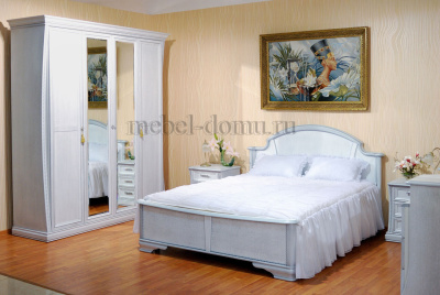 Шкаф 4-х дверный 2884 Белый дуб. Фото №2