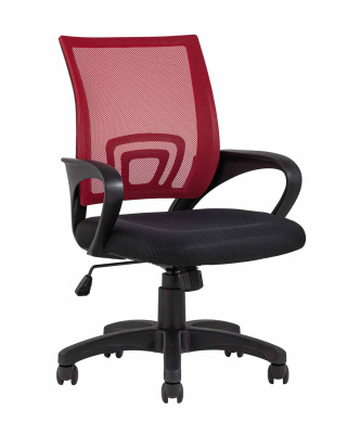 Кресло офисное TopChairs Simple красное. Фото №2