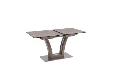 Стол обеденный FUSION (140) MATT MOKKA/LATTE (сатин мокка/латте). Фото №5