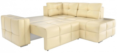 Диван угловой Леос Eco-leather Beige еврокнижка Бежевый экокожа. Фото №2