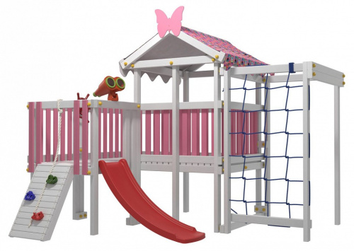 Комплекс игровой ДК9Р, розовый, серый. Фото №7