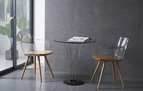 Стул PC-S097 прозрачный/бук. Фото №8