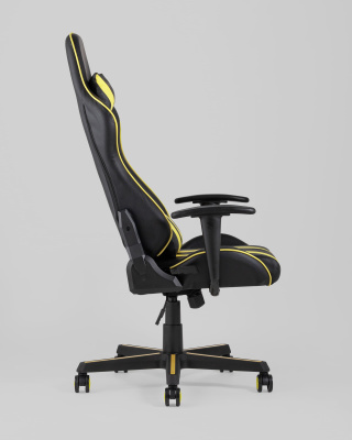 Кресло игровое TopChairs Camaro желтое. Фото №4