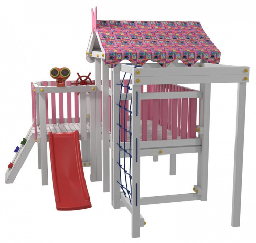 Комплекс игровой ДК9Р, розовый, серый. Фото №3