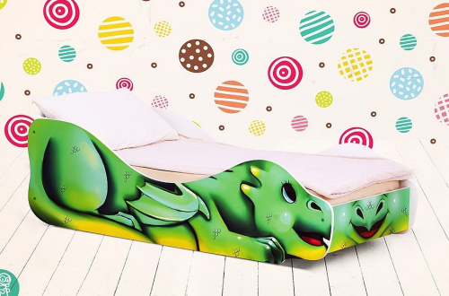 Кровать Дракон Задира, зеленый. Фото №3