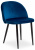 Стул MELODY (mod. 4997) металл/вельвет, 52х49х78см, темно-синий/черные ножки (поставляется по 4 шт) фото Стул MELODY (mod. 4997) металл/вельвет, 52х49х78см, темно-синий/черные ножки (поставляется по 4 шт). Фото №1