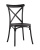 Стул Кроссбэк пластиковый черный фото Стул Кроссбэк пластиковый черный. Фото №1