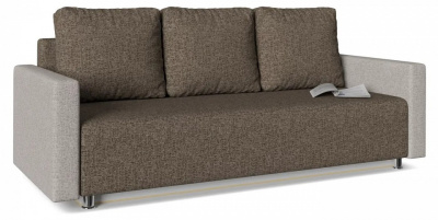 Диван прямой Олимп 10 Коричневый рогожка. Фото №2