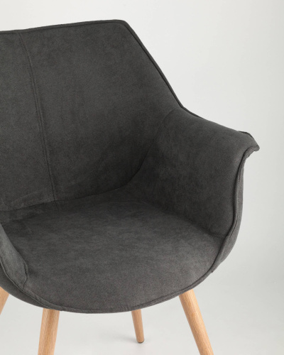 Стул Джулиан тёмно-серый фото Стул Джулиан тёмно-серый. Фото №10