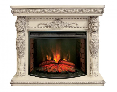Электрокамин RealFlame Romano 33 WT с FireSpace 33 S IR фото Электрокамин RealFlame Romano 33 WT с FireSpace 33 S IR. Фото №2