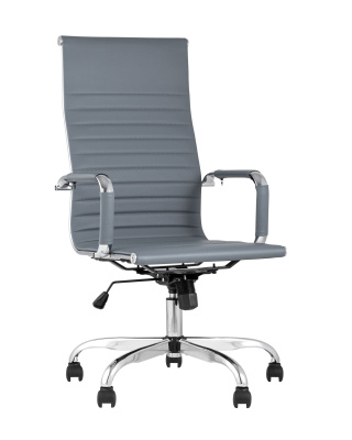 Кресло руководителя TopChairs City серый. Фото №2