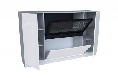 Тумба Кёльн (Метрополитан Грей/Белый). Фото №2