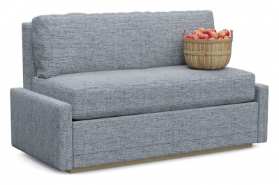 Диван кухонный Малье со спальным местом Серая рогожка (рогожка, Серый) 129/74/83. Фото №2